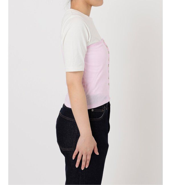 SLOBE IENA「miller/ミラー SLOBE別注 シアーカットソービスチェ」|チューブトップ|