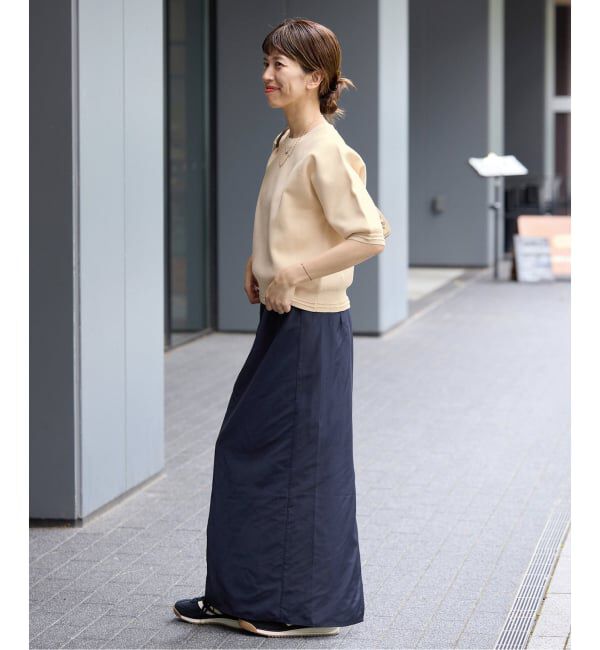 IENA「Wニットスウェットプルオーバー」|ニット・セーター|