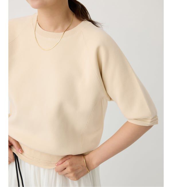 IENA「Wニットスウェットプルオーバー」|ニット・セーター|