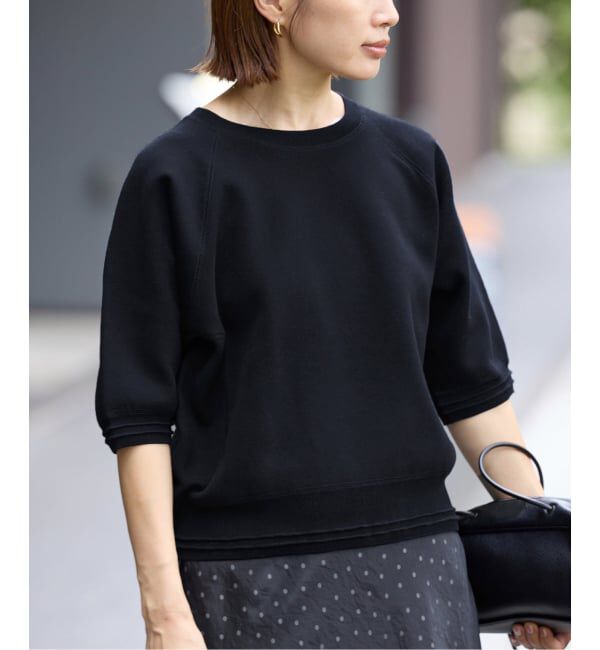 IENA「Wニットスウェットプルオーバー」|ニット・セーター|