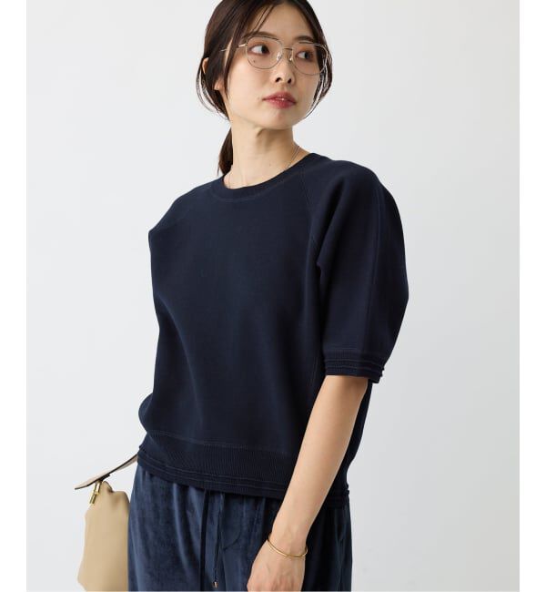 IENA「Wニットスウェットプルオーバー」|ニット・セーター|