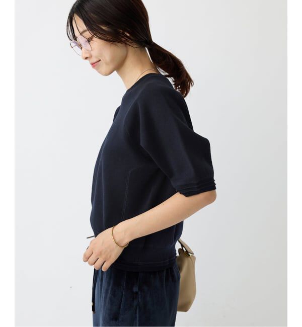 IENA「Wニットスウェットプルオーバー」|ニット・セーター|