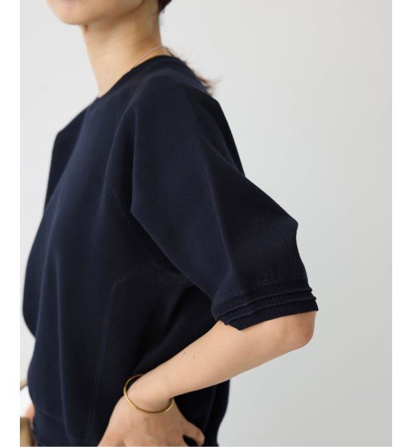 IENA「Wニットスウェットプルオーバー」|ニット・セーター|