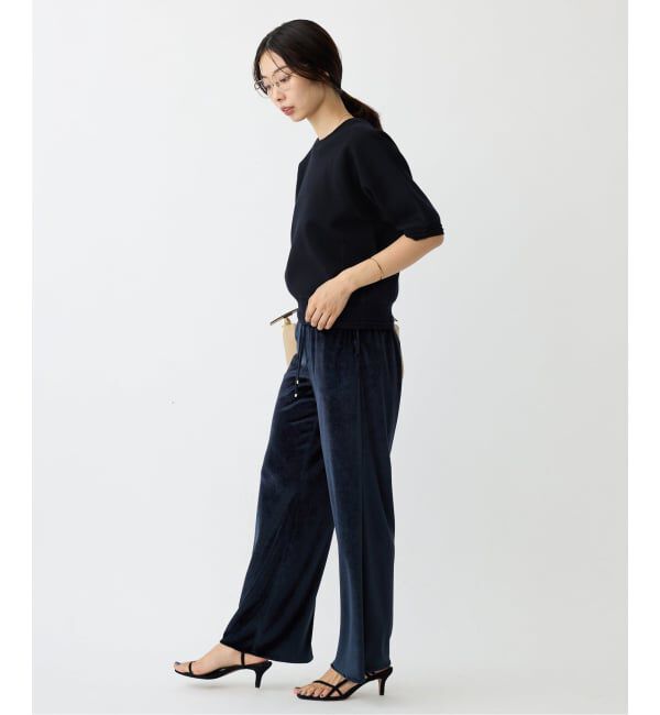 IENA「Wニットスウェットプルオーバー」|ニット・セーター|