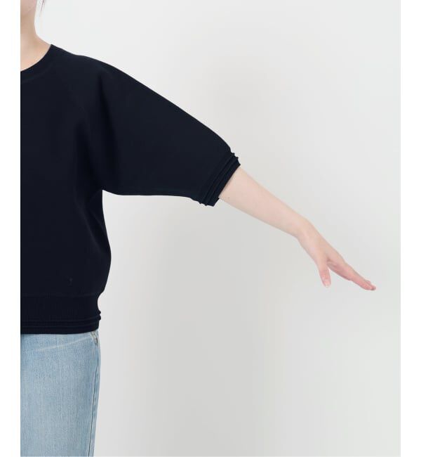 IENA「Wニットスウェットプルオーバー」|ニット・セーター|