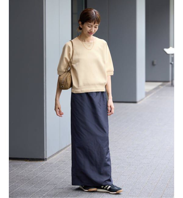 IENA「Wニットスウェットプルオーバー」|ニット・セーター|