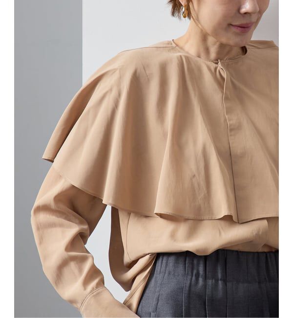 VERMEIL par iena「ruffle collar ブラウス」|シャツ・ブラウス|