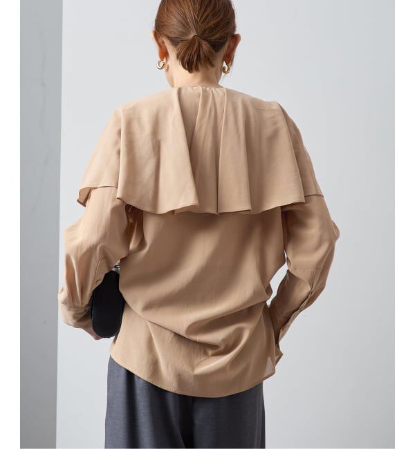 VERMEIL par iena「ruffle collar ブラウス」|シャツ・ブラウス|