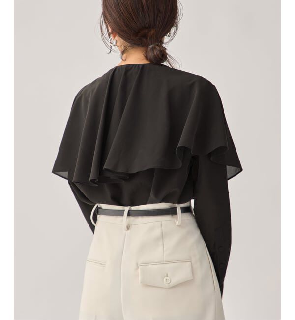 VERMEIL par iena「ruffle collar ブラウス」|シャツ・ブラウス|