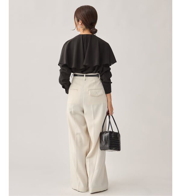 VERMEIL par iena「ruffle collar ブラウス」|シャツ・ブラウス|