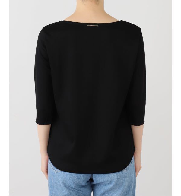 VERMEIL par iena「Ballet neck RIB プルオーバー」|Tシャツ・カットソー|
