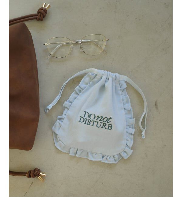 SLOBE IENA「LOUNA SLOBE別注 巾着ポーチ」|ポーチ|