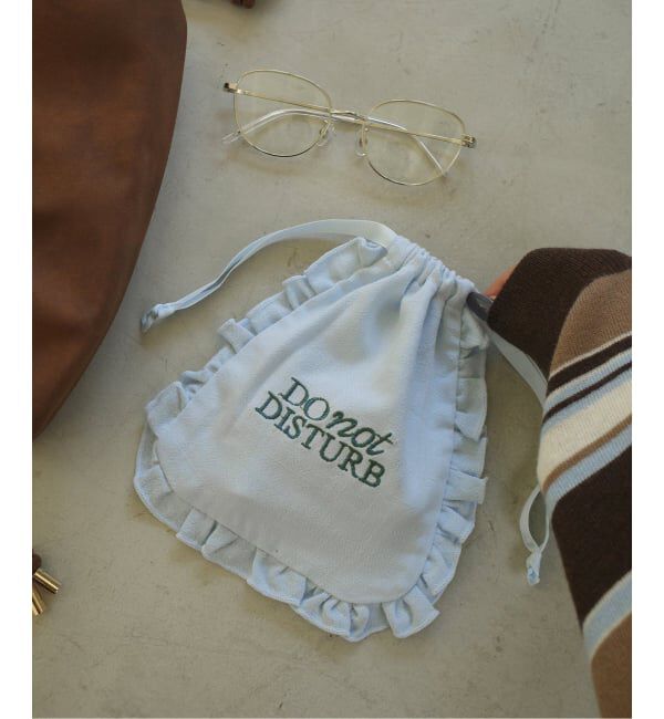 SLOBE IENA「LOUNA SLOBE別注 巾着ポーチ」|ポーチ|