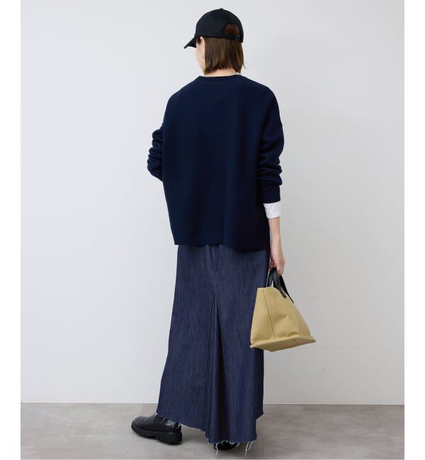SLOBE IENA「LE DENIM BOXY TUCK デニムスカート」|スカート|