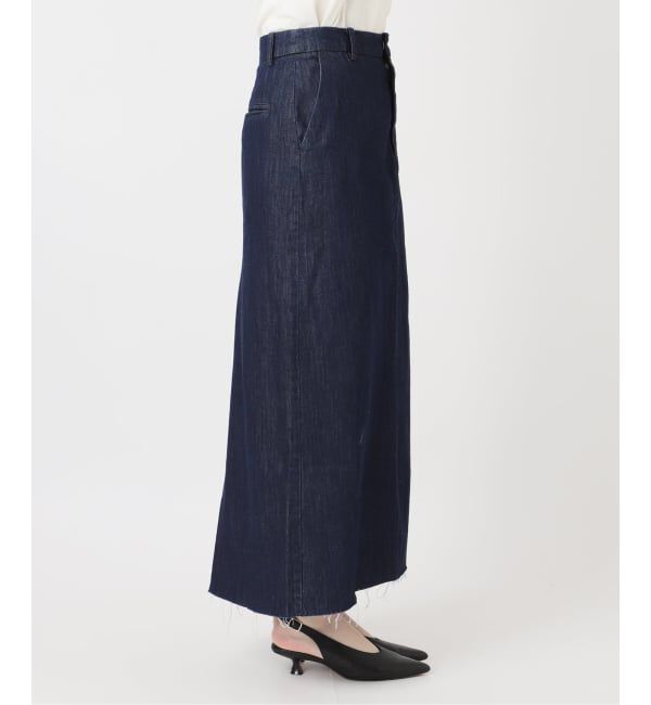 SLOBE IENA「LE DENIM BOXY TUCK デニムスカート」|スカート|