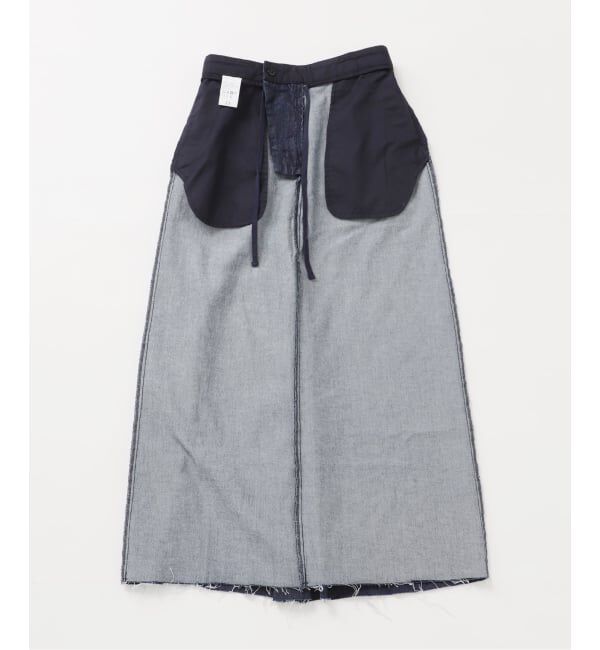 SLOBE IENA「LE DENIM BOXY TUCK デニムスカート」|スカート|