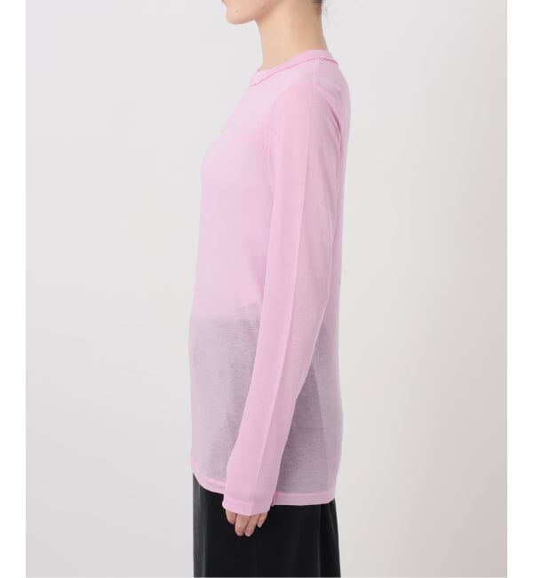 IENA LA BOUCLE「TOURNON /トゥルノン COTTON GEORGETTE C/N プルオーバー 26SSCS033」|Tシャツ・カットソー|