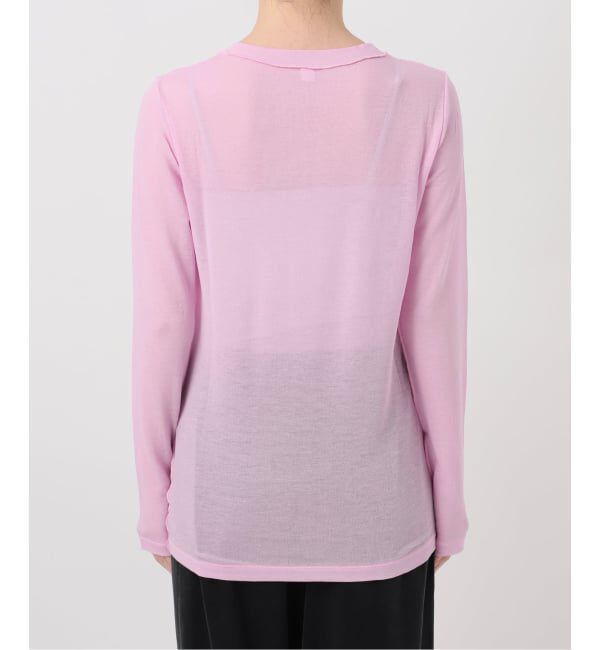 IENA LA BOUCLE「TOURNON /トゥルノン COTTON GEORGETTE C/N プルオーバー 26SSCS033」|Tシャツ・カットソー|