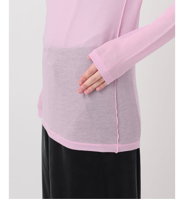 IENA LA BOUCLE「TOURNON /トゥルノン COTTON GEORGETTE C/N プルオーバー 26SSCS033」|Tシャツ・カットソー|