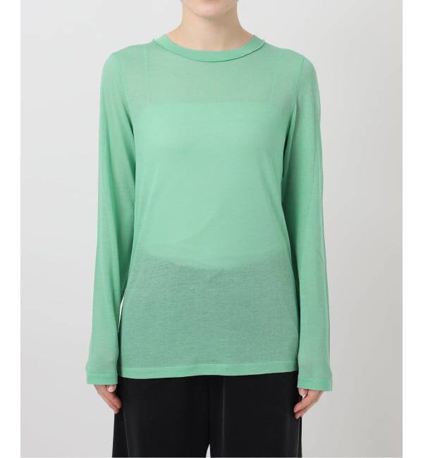 IENA LA BOUCLE「TOURNON /トゥルノン COTTON GEORGETTE C/N プルオーバー 26SSCS033」|Tシャツ・カットソー|