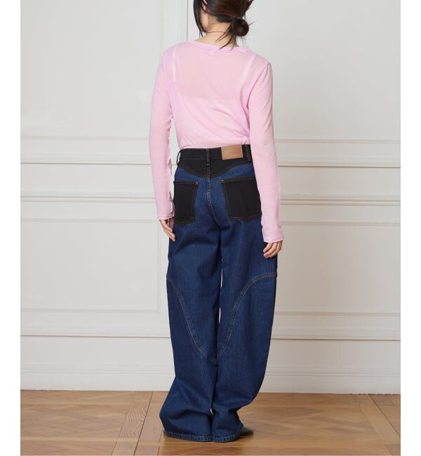 IENA LA BOUCLE「TOURNON /トゥルノン COTTON GEORGETTE C/N プルオーバー 26SSCS033」|Tシャツ・カットソー|