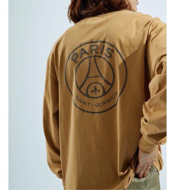 Paris Saint-Germain「【Paris Saint-Germain / パリ・サン＝ジェルマン】 JP BACK EMBREM L/S」|Tシャツ・カットソー|ベージュ