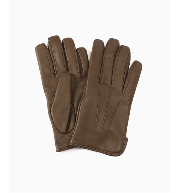 EDIFICE「MARIO PORTLANO(マリオポートラーノ) 別注 Nappa Leather Glove」|手袋|ベージュ