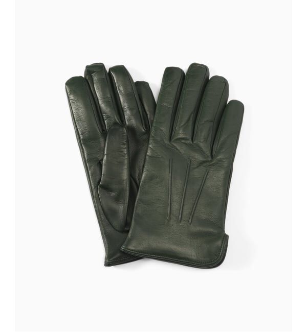 EDIFICE「MARIO PORTLANO(マリオポートラーノ) 別注 Nappa Leather Glove」|手袋|グリーン