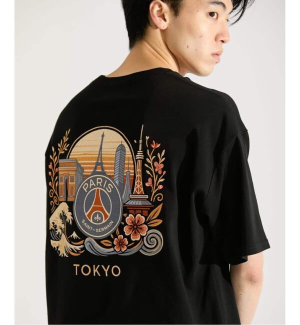 Paris Saint-Germain「【Paris Saint-Germain / パリ・サン＝ジェルマン】JP URBAN MIRAGE TEE」|Tシャツ・カットソー|ブラック
