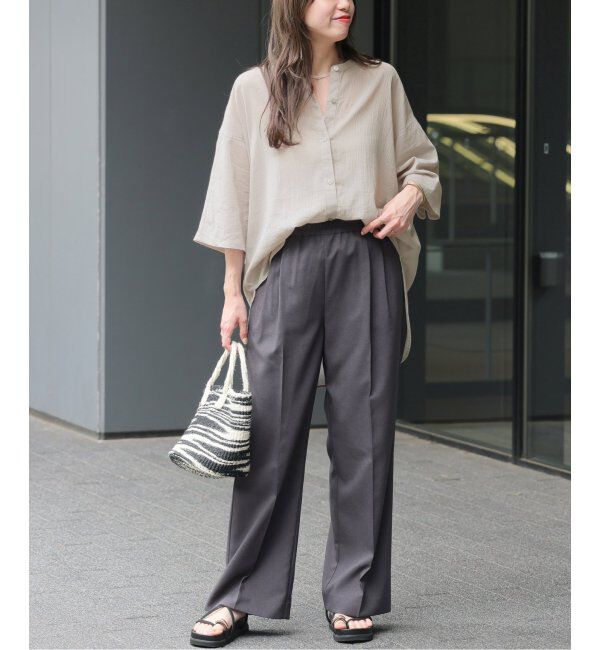 JOURNAL STANDARD relume「楊柳バンドカラーシャツ」|シャツ・ブラウス|