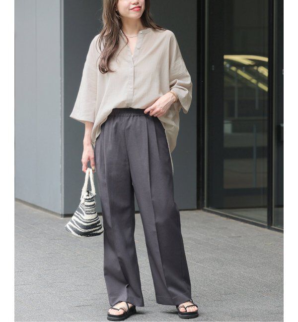 JOURNAL STANDARD relume「楊柳バンドカラーシャツ」|シャツ・ブラウス|