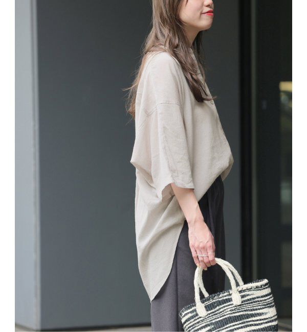 JOURNAL STANDARD relume「楊柳バンドカラーシャツ」|シャツ・ブラウス|