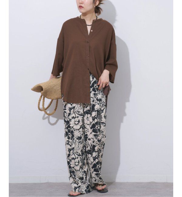 JOURNAL STANDARD relume「楊柳バンドカラーシャツ」|シャツ・ブラウス|