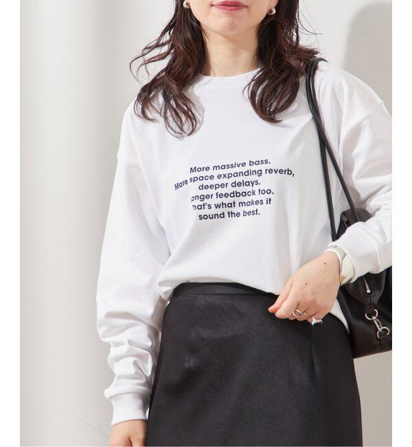 journal standard L'essage「【金子綾さん着用】PMD MORE MASSIVE BASS LOOSE FITロングスリーブT」|Tシャツ・カットソー|