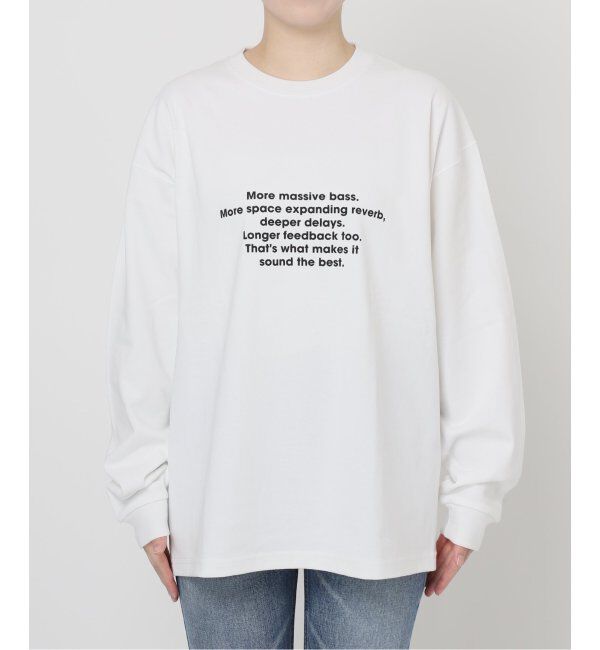 journal standard L'essage「【金子綾さん着用】PMD MORE MASSIVE BASS LOOSE FITロングスリーブT」|Tシャツ・カットソー|