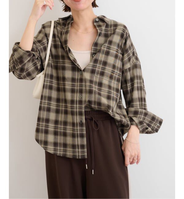 JOURNAL STANDARD relume「《追加》CHECKオーバーサイズシャツ」|タンクトップ|