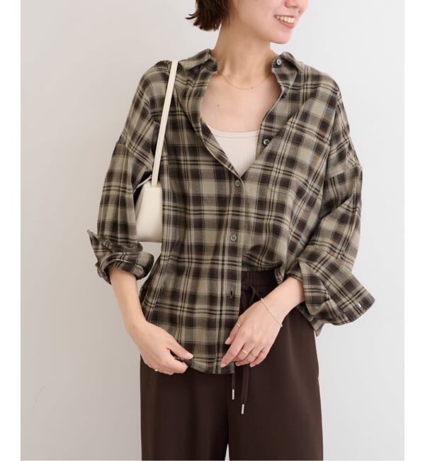 JOURNAL STANDARD relume「《追加》CHECKオーバーサイズシャツ」|タンクトップ|
