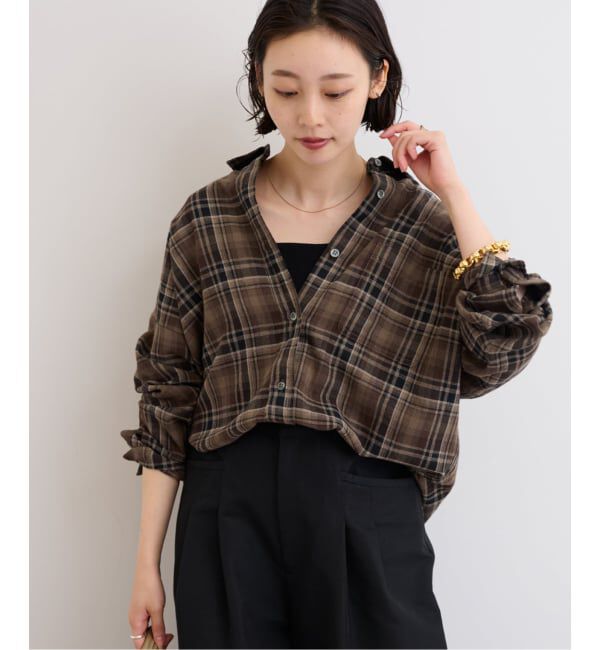 JOURNAL STANDARD relume「《追加》CHECKオーバーサイズシャツ」|タンクトップ|