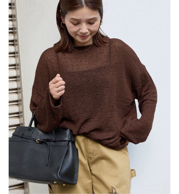 JOURNAL STANDARD「《追加》テープヤーンルーズプルオーバー」|ニット・セーター|