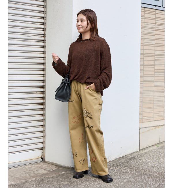 JOURNAL STANDARD「《追加》テープヤーンルーズプルオーバー」|ニット・セーター|