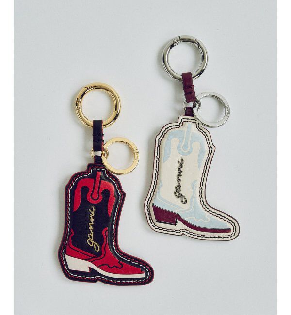 U by SPICK&SPAN「GANNI / ガニー Ganni Western Boot Keyring」|キーケース|