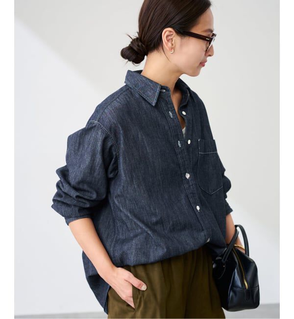 FRAMeWORK「ライトオンスデニムシャツ」|シャツ・ブラウス|