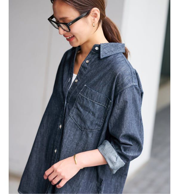 FRAMeWORK「ライトオンスデニムシャツ」|シャツ・ブラウス|