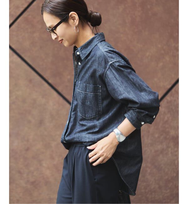 FRAMeWORK「ライトオンスデニムシャツ」|シャツ・ブラウス|