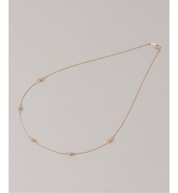 Lilas by Spick&Span「《WEB限定》3mmボール38cmネックレス K10」|ネックレス|