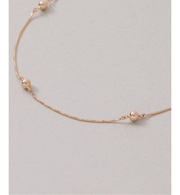 Lilas by Spick&Span「《WEB限定》3mmボール38cmネックレス K10」|ネックレス|