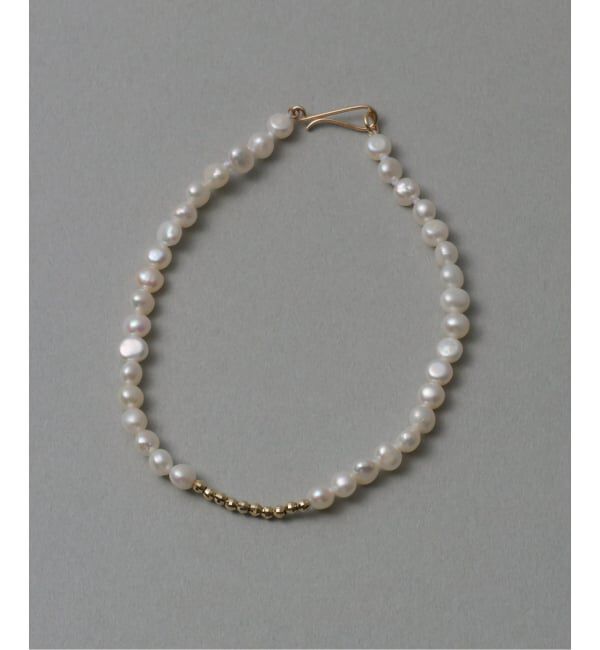 Lilas by Spick&Span「ミラーボール*サザレパールブレスレット K10」|ブレスレット・バングル|ゴールド