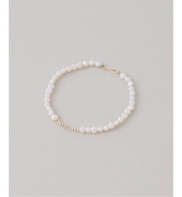 Lilas by Spick&Span「ミラーボール*サザレパールブレスレット K10」|ブレスレット・バングル|