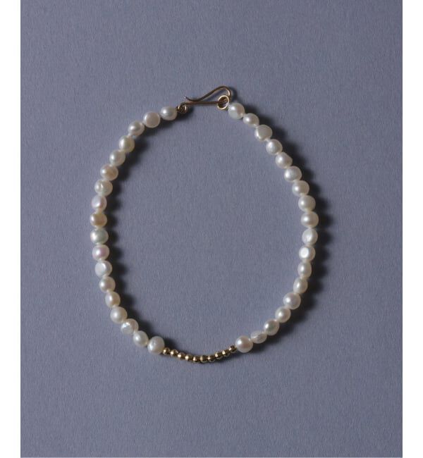 Lilas by Spick&Span「ミラーボール*サザレパールブレスレット K10」|ブレスレット・バングル|