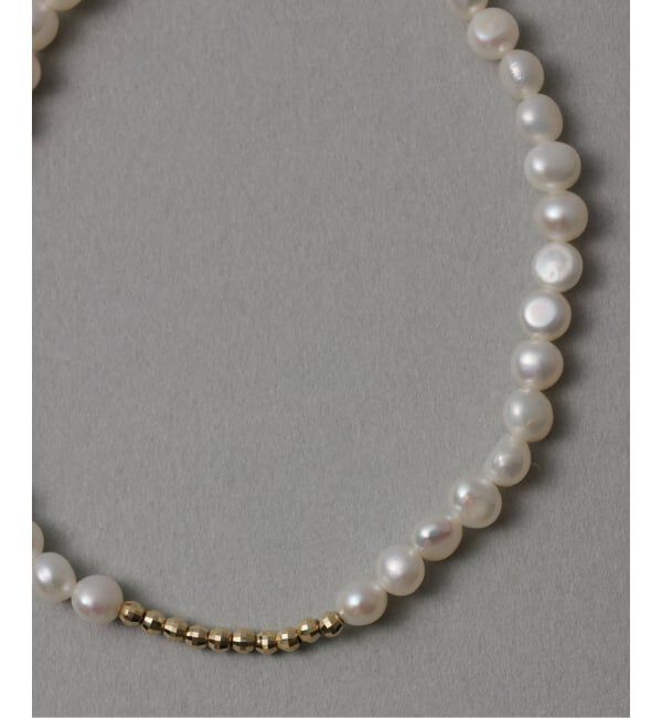 Lilas by Spick&Span「ミラーボール*サザレパールブレスレット K10」|ブレスレット・バングル|